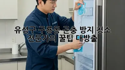 🦟 🏡 유성구 구룡동 곤충 방지 청소, 전문가의 꿀팁 대방출!